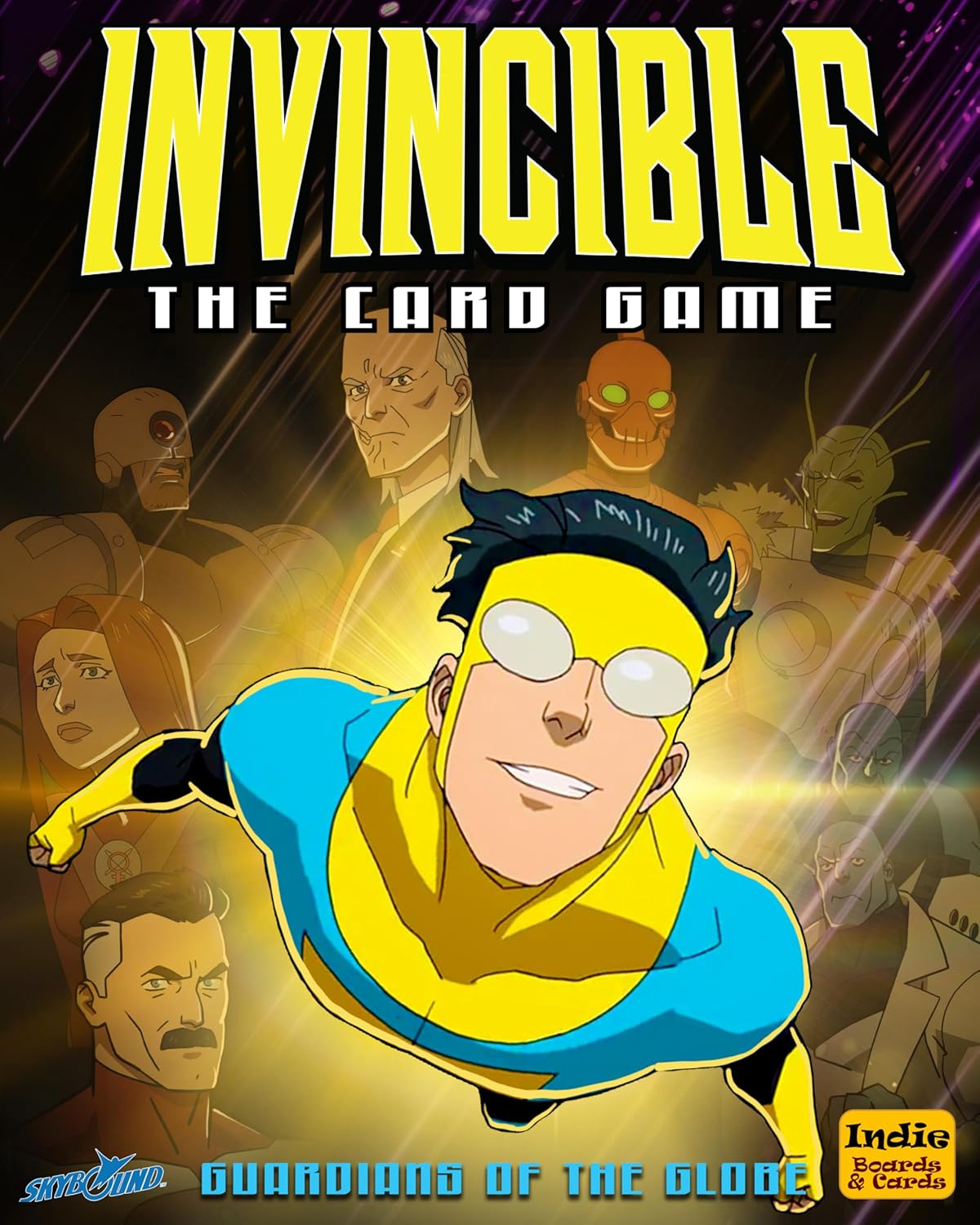 Invincible: The Card Game – Guardians of The Globe | Official Skybound Tabletop Superhero Deck-Building Game | Ages 14+ | 2–4 Players