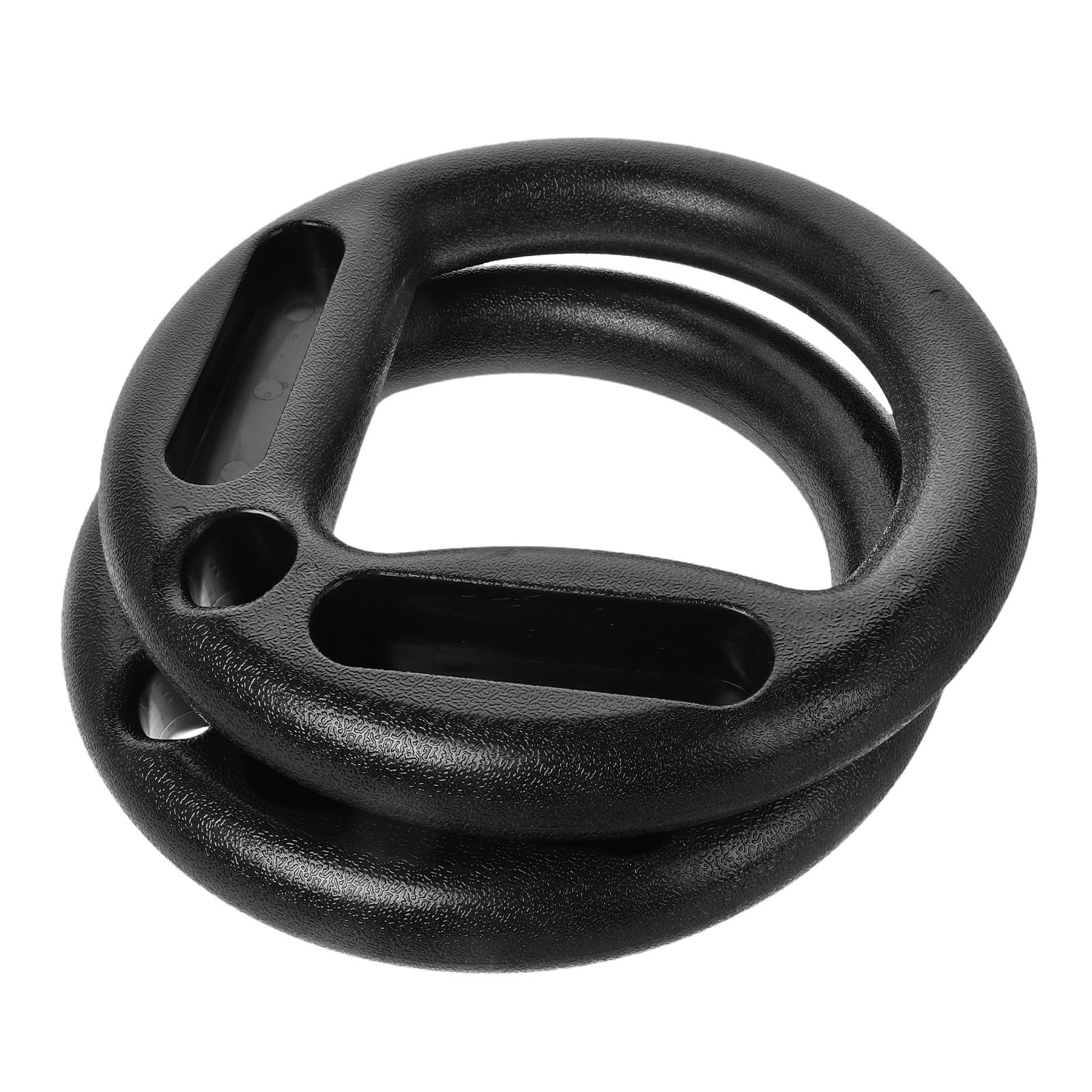 2 Piezas Anillos de Gimnasia Anillos Colgantes de Gimnasia Abs Negros Multifuncionales para Ejercicios de Dominadas y Fitness en Interior