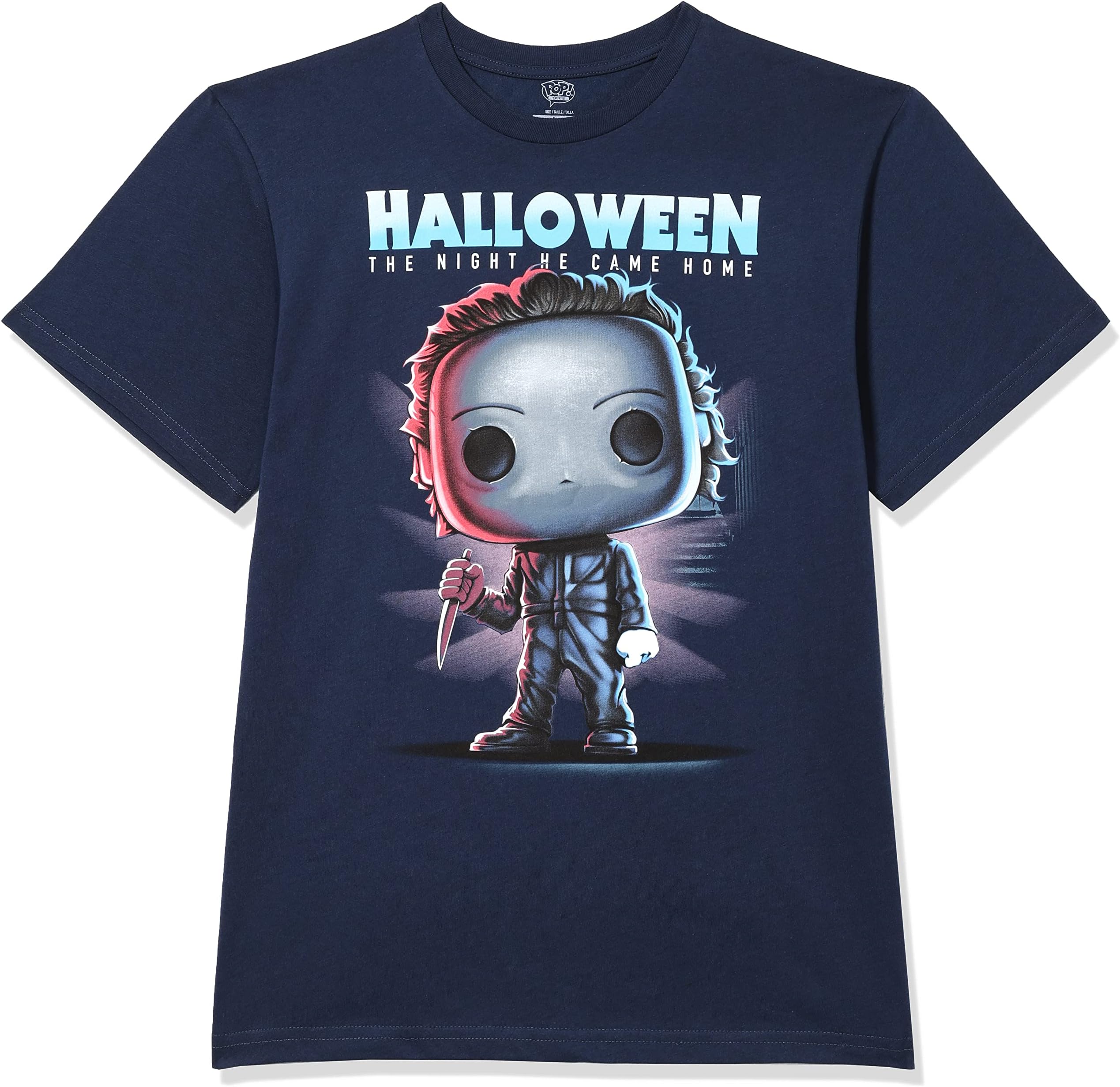 Loose Tee: Halloween: Michael Myers - Medium- T-Shirt - Clothes - Gift Idea - Short Sleeve Top for Adults Unisex Men and Women - Official Merchandise - Comic Books Fans