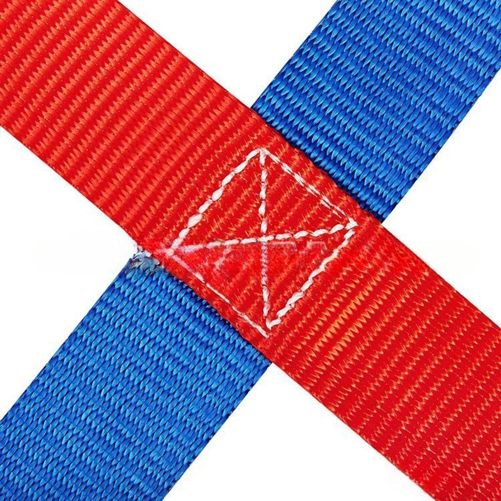 Yiju Outdoor Rainbow Climbing Net for Kids Hanging Step Ladder Playground Apparatus Yard Climbing Cargo Net Polyester Rope Ladder