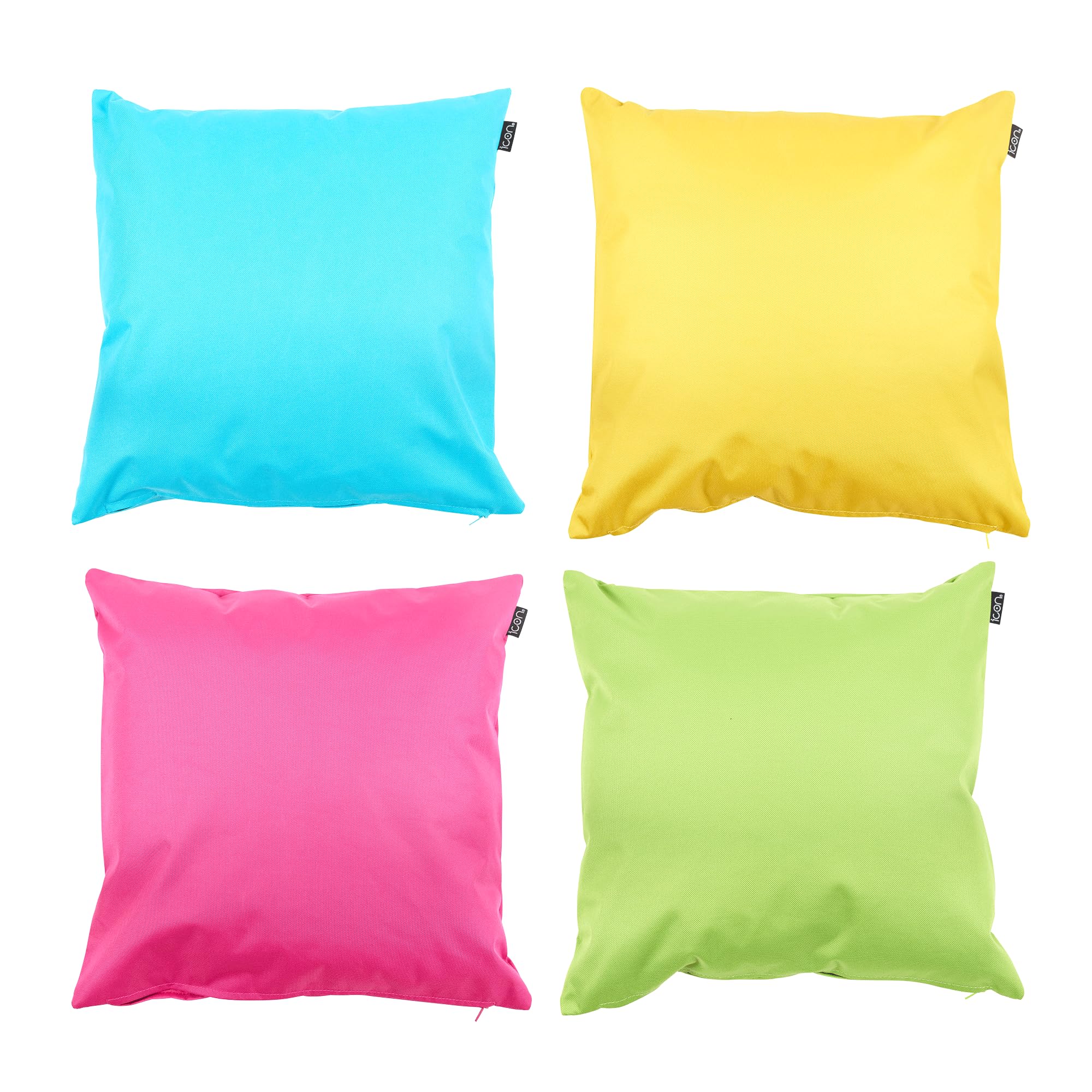 icon Indoor And Outdoor Waterproof Filled Cushion X1 Yellow X1 Pink X1 Lime X1 Aqua from B&Q