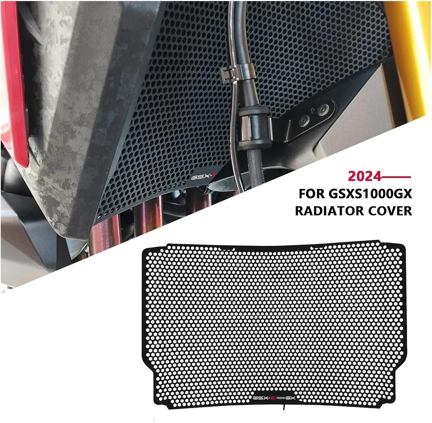 Radiator Grille Guard for gsxs1000gx gsxs1000gx GSXS1000GX GSXS 1000GX 2024+Radiator Guard Motor Part Radiator Shroud Protector Grille Radiator Shroud
