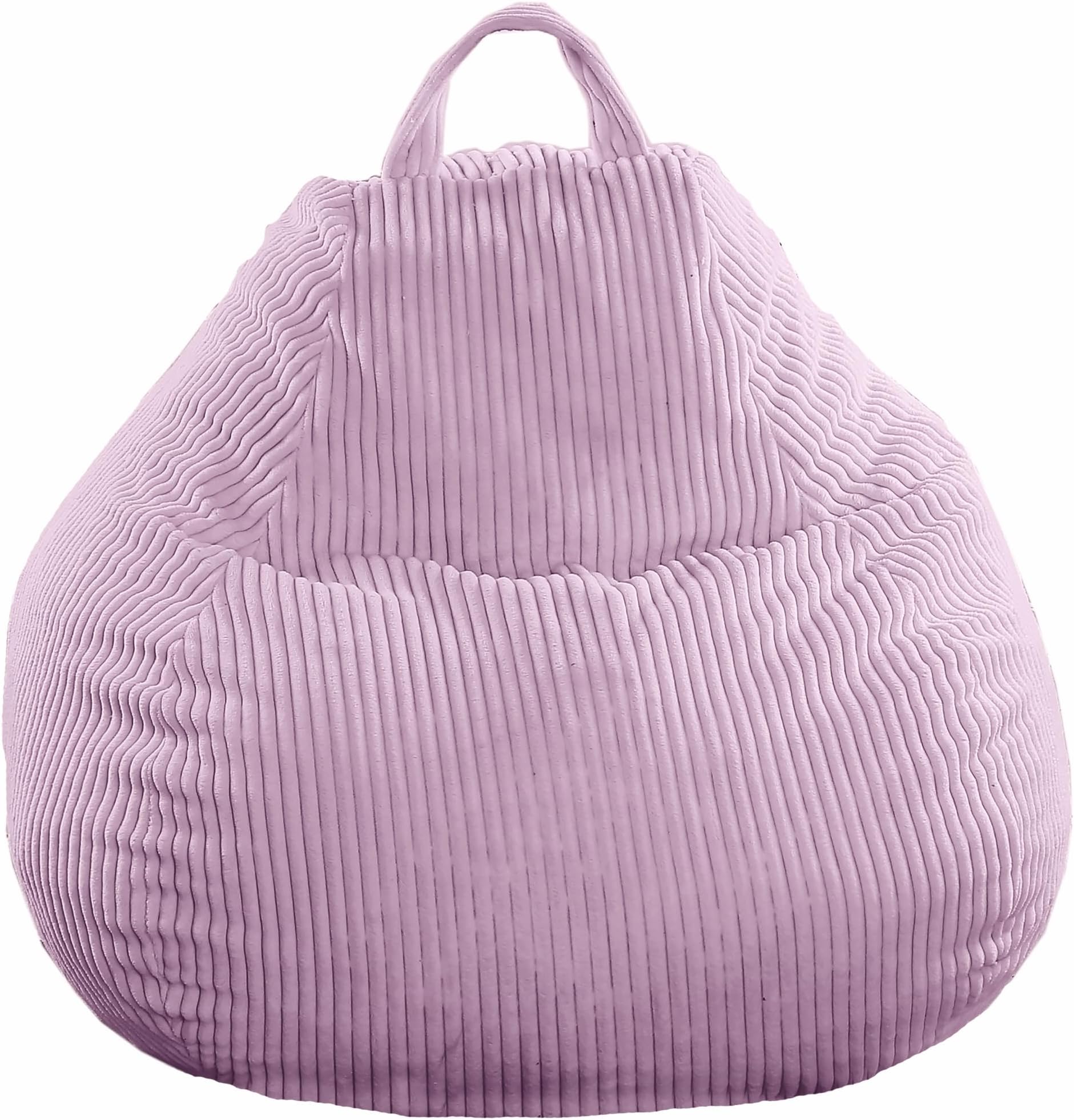 Flyhug Pouf géant en Fourrure pour Meubles de Salon Adulte Grand Rond Doux et Moelleux en Fausse Fourrure (sans Rembourrage) Housse de canapé-lit Paresseux (Couleur: Noir, Taille: 7ft