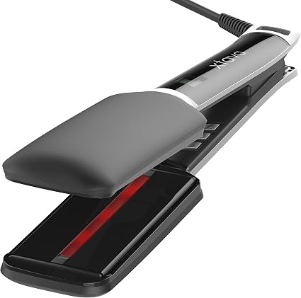 Xtava Pro-Satin Plancha de Pelo Profesionales - Plancha Para el Pelo  Infrarroja con Placas de Cerámica Turmalina –Temperatura Regulable de 130 a  230° C - Placas Flotantes de 5 cm Calentamiento Rápido : Amazon.es: Belleza