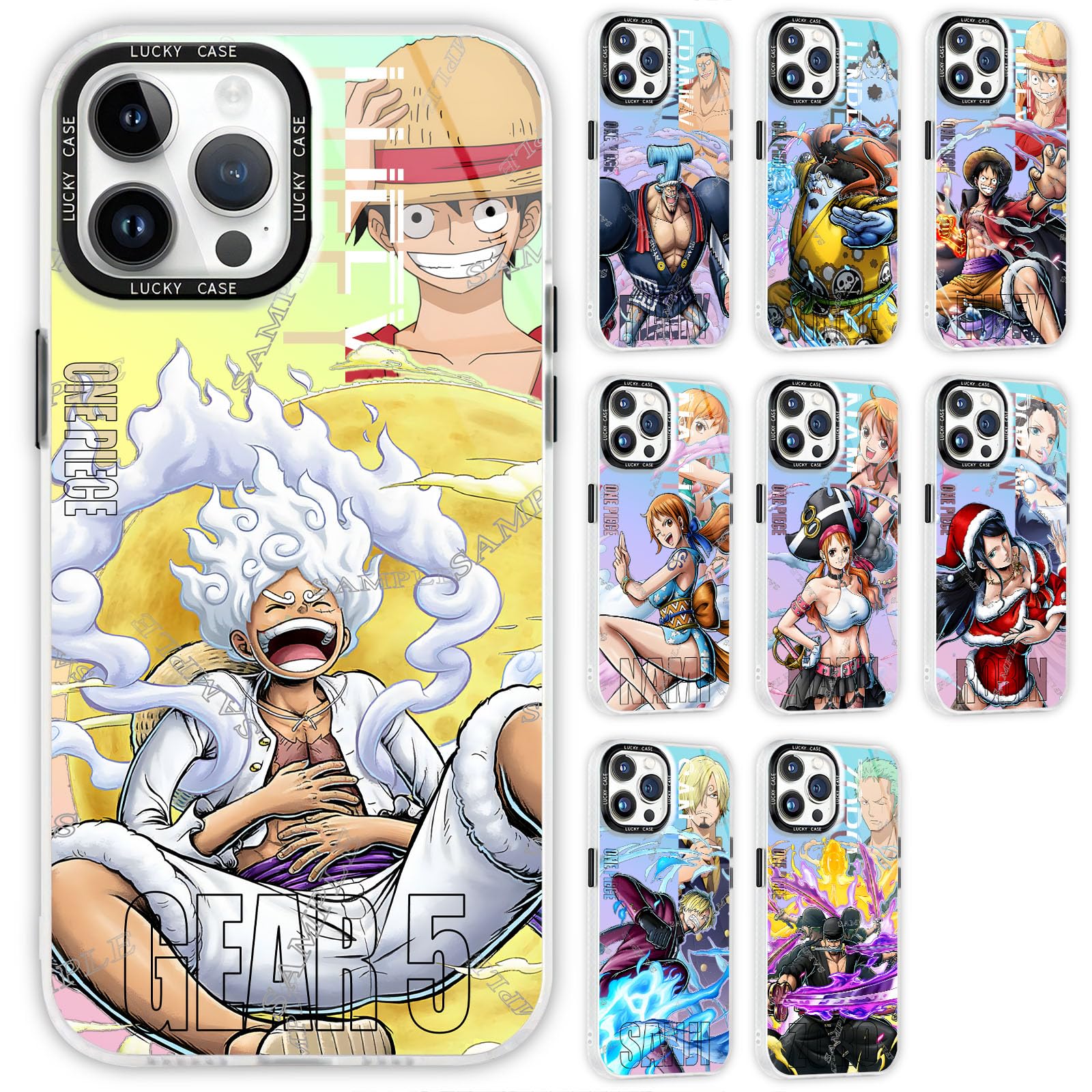 Amazon.co.jp: ワンピース スマホケース ルフィ ギア5 iphone17ケース