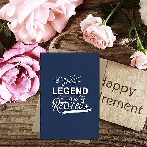 Miniatura 7 de Zonon 2 tarjetas divertidas de jubilación, tarjeta de felicitación de jubilación, regalo para hombres y mujeres