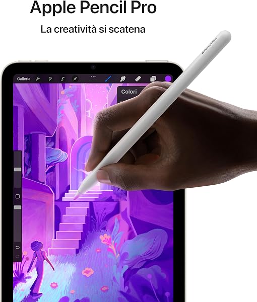 Apple iPad mini con chip A17 Pro: Progettato per Apple Intelligence, display Liquid Retina da 8,3'', 128GB, Wi Fi 6E, fotocamera da 12MP, un giorno intero di batteria – Grigio siderale - 3