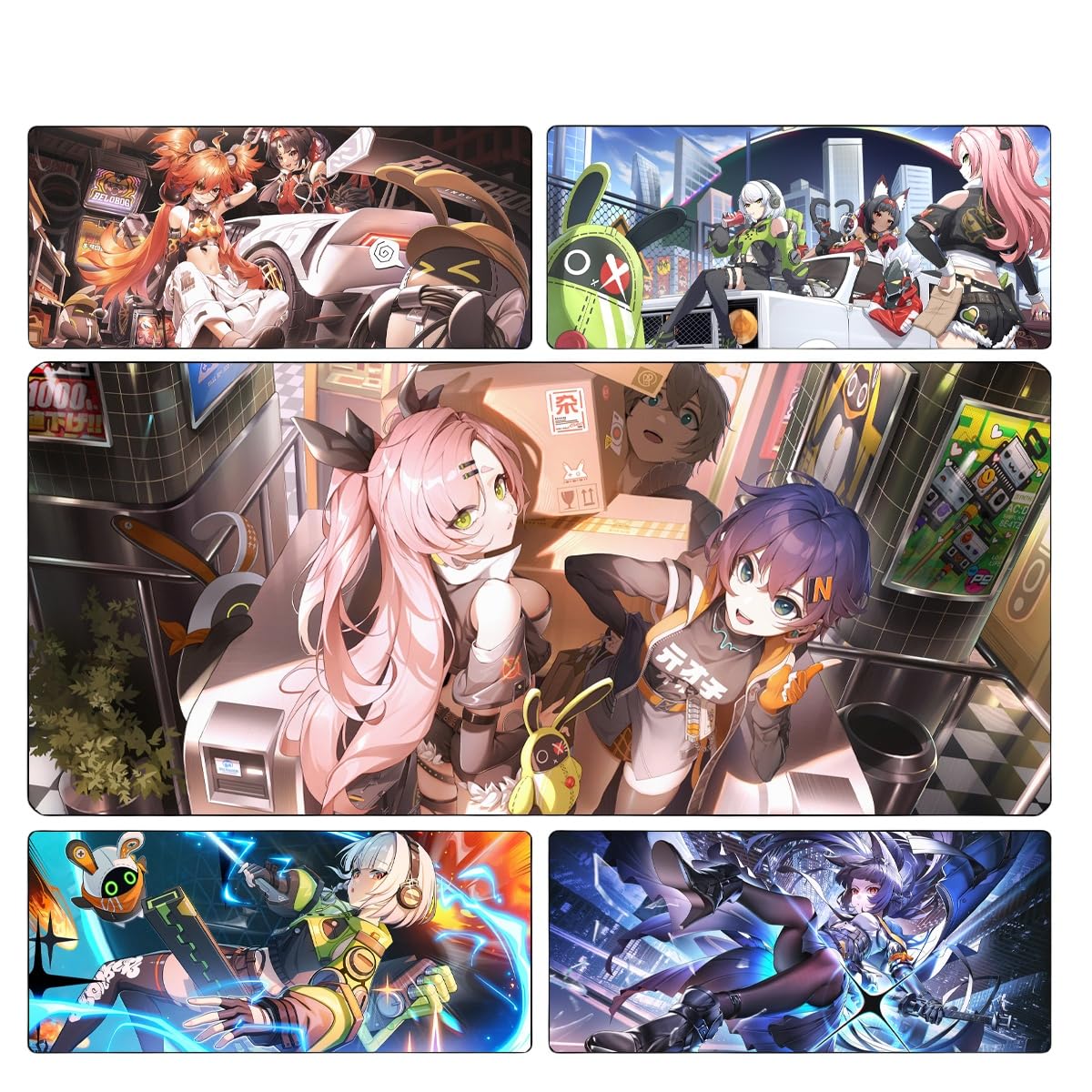 Amazon.co.jp: ゼンレスゾーンゼロ マウスパッド アキラ リン 星見雅