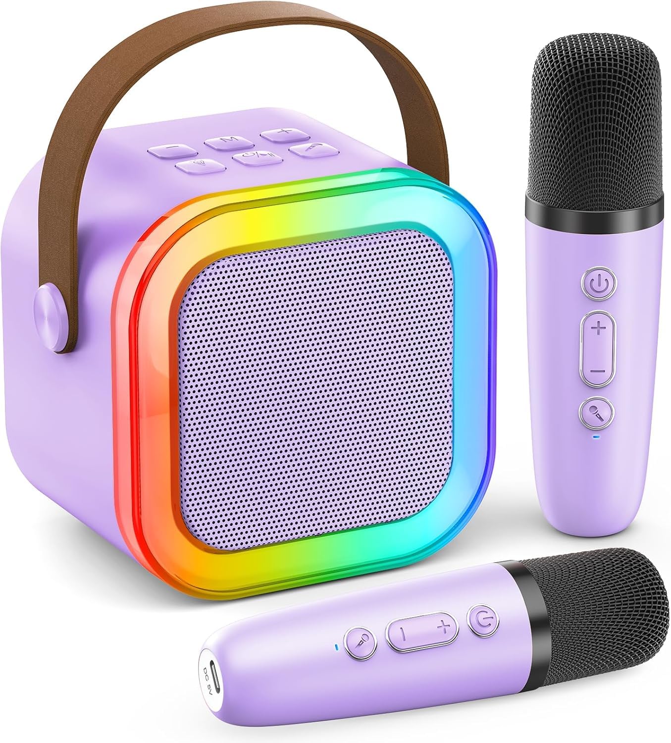 Amazon | MonoKi カラオケセット Bluetooth5.3 スピーカー ワイヤレス