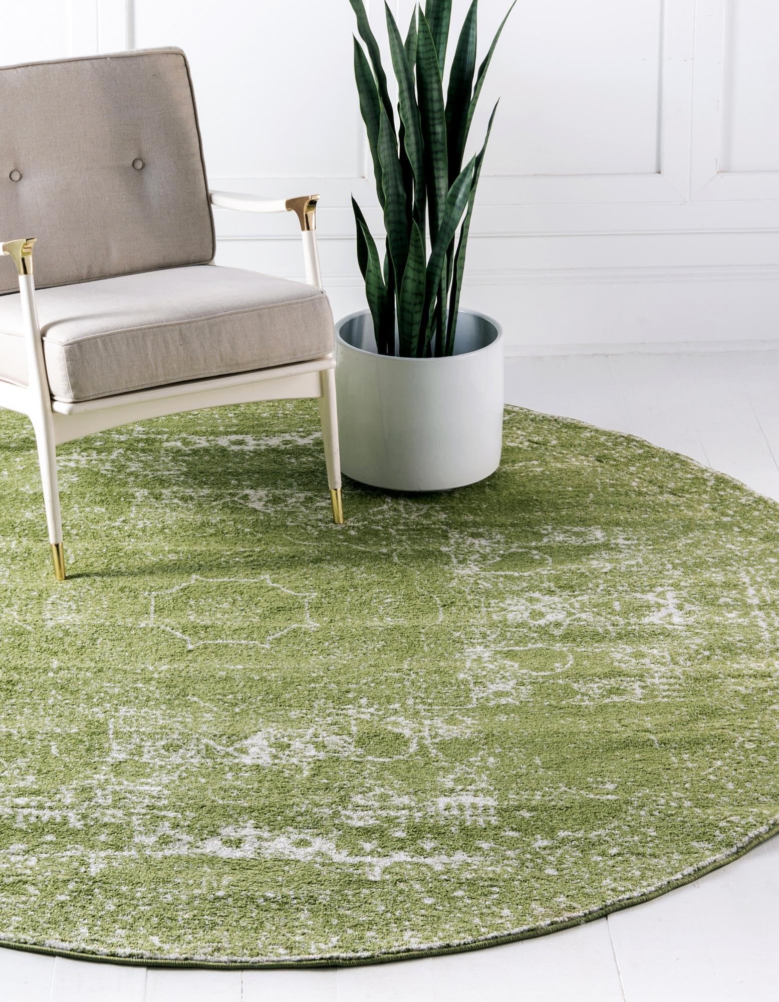 Rugs.com Dover Green Rug