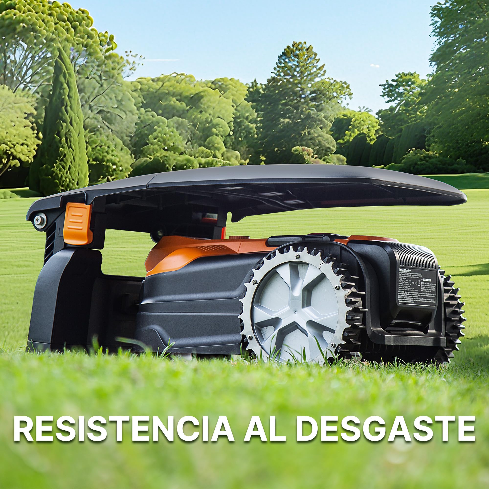 LawnMaster Robot cortacésped Garage 952641 – Techo impermeable sin pérdida de señal, protección fiable contra el sol y la lluvia, apto para la serie Lawnmaster VBRM18