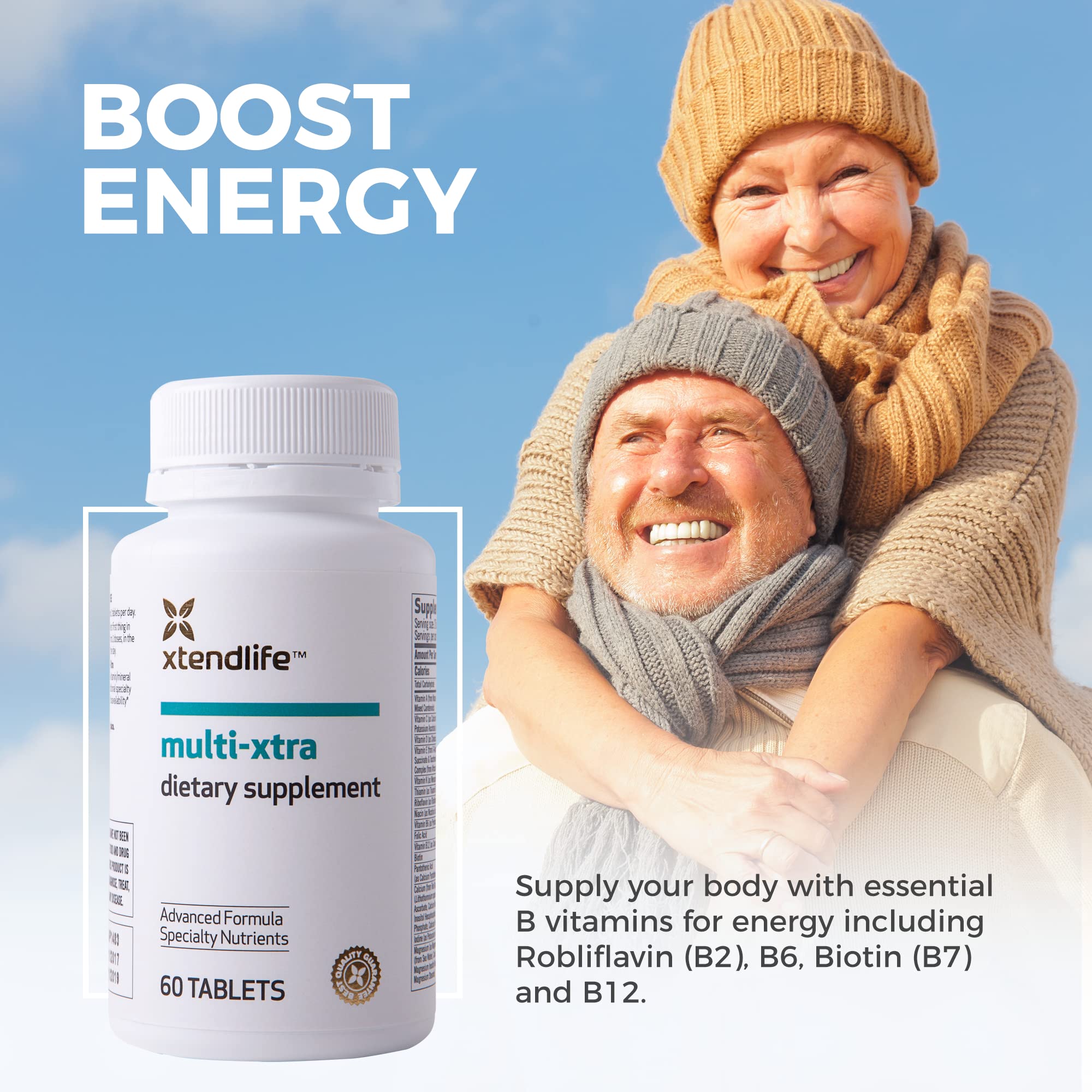 XtendLife, MultiXtra, Advanced Multivitamin & Mineral Supplement for