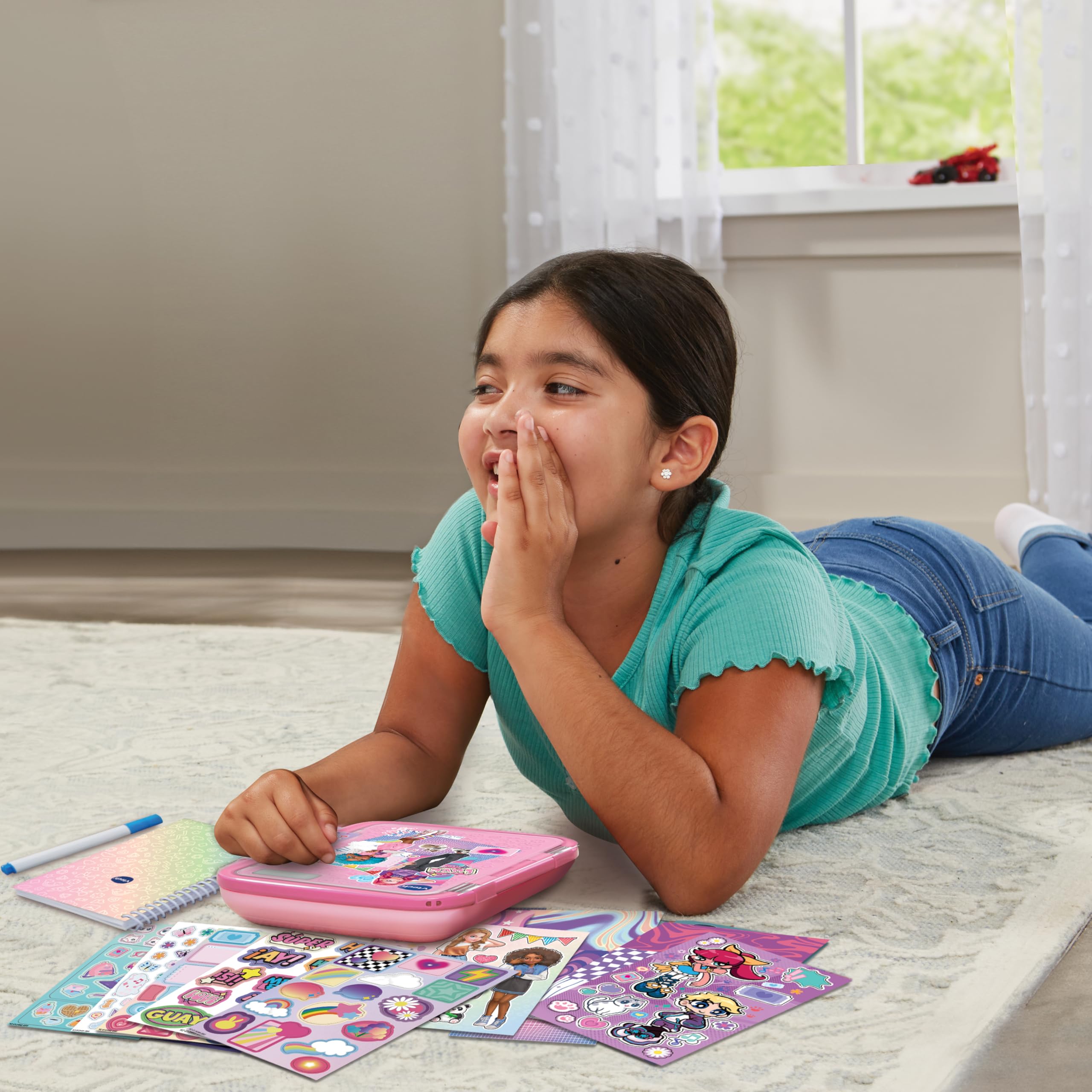 VTech - KidiSecrets 365 Mi Diario de audios Secretos, Guarda 365 Notas de Voz, Código Secreto, Personalizable, Incluye Cuaderno y rotulador, Regalo niños +5 año, Versión ESP