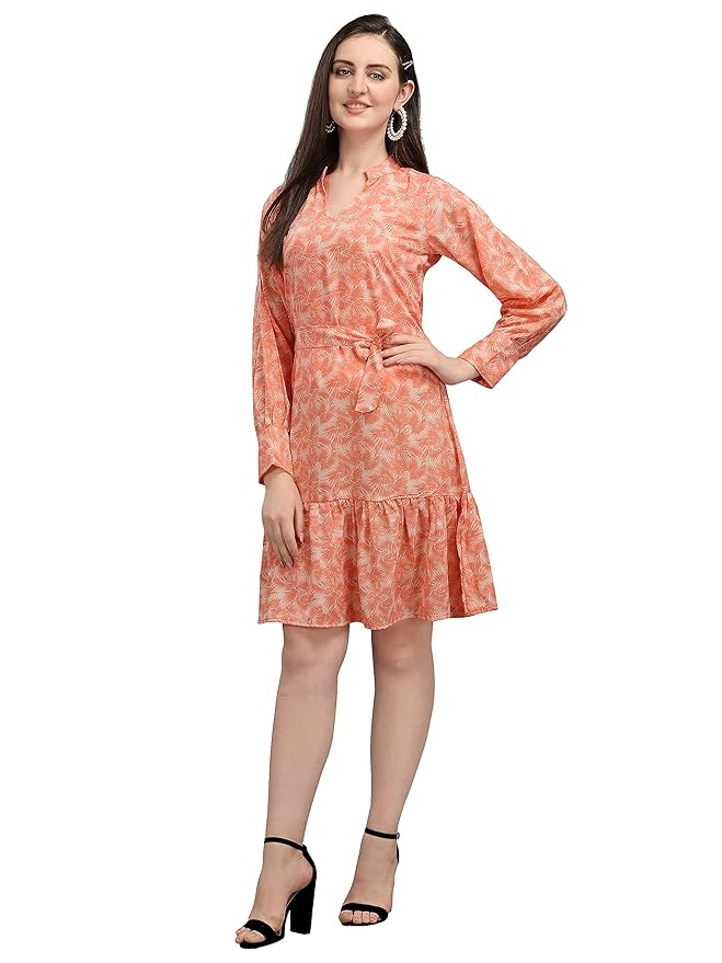 Wedani Women's Chiffon A-Line Maxi Dress