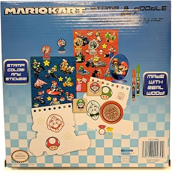 Mariokart Stamp and Doodle Set
