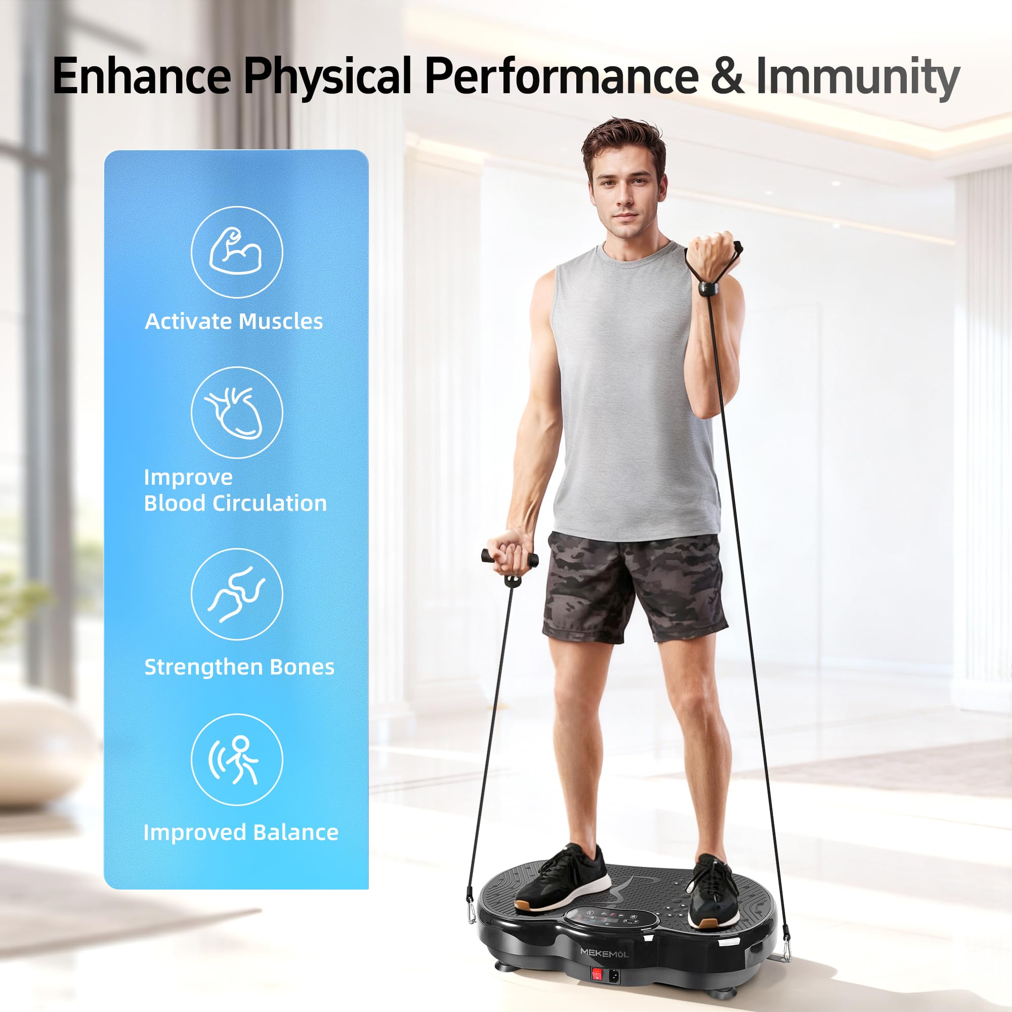 Amazon.com : MEKEMOL Vibration Plate Exercise Machine - Vibrating