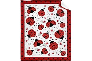 Ladybug Baby Blanket Gifts: Super Soft Swaddle Blanket for Newborn