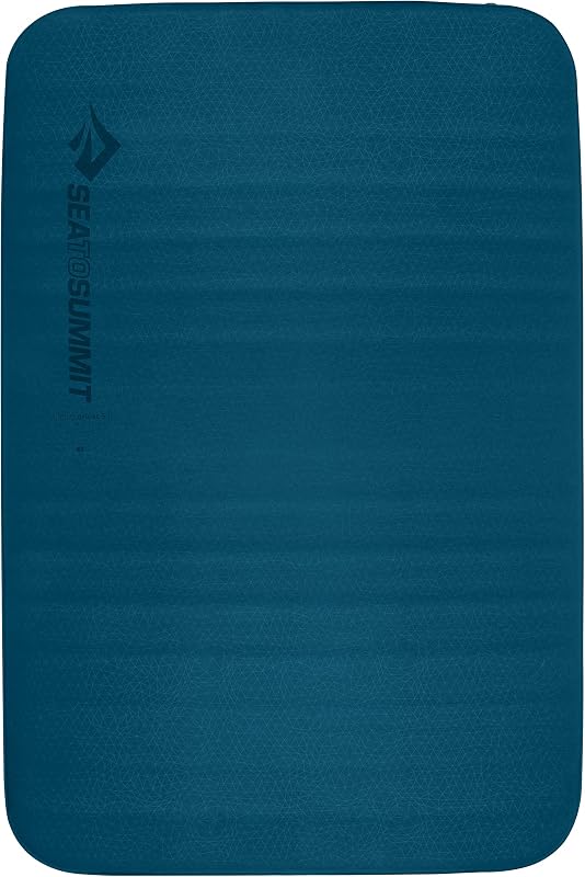 Sea to Summit Comfort Deluxe Self-Inflating Foam Double Sleeping Pad, Byron Blue
