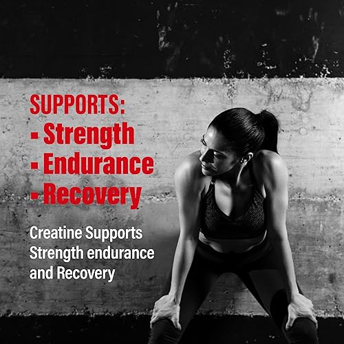 Miniatura 2 de Monohidrato de creatina en polvo 100% puro, fabricado en Canadá, 17.64 oz (100 porciones) de polvo micronizado, crecimiento muscular, sin sabor,