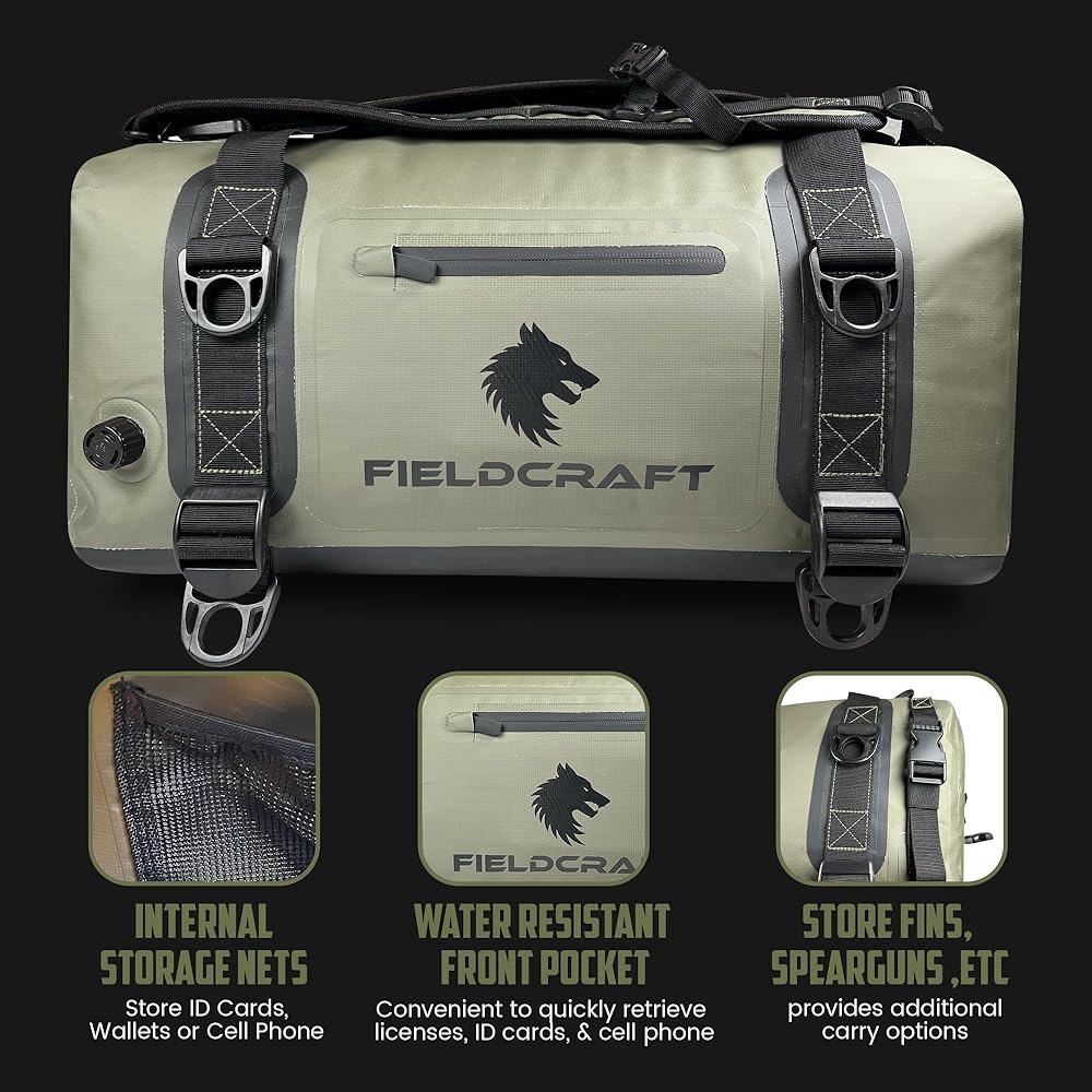 Amazon.com | FIELDCRAFT SEA WOLF Waterproof Duffel Bag