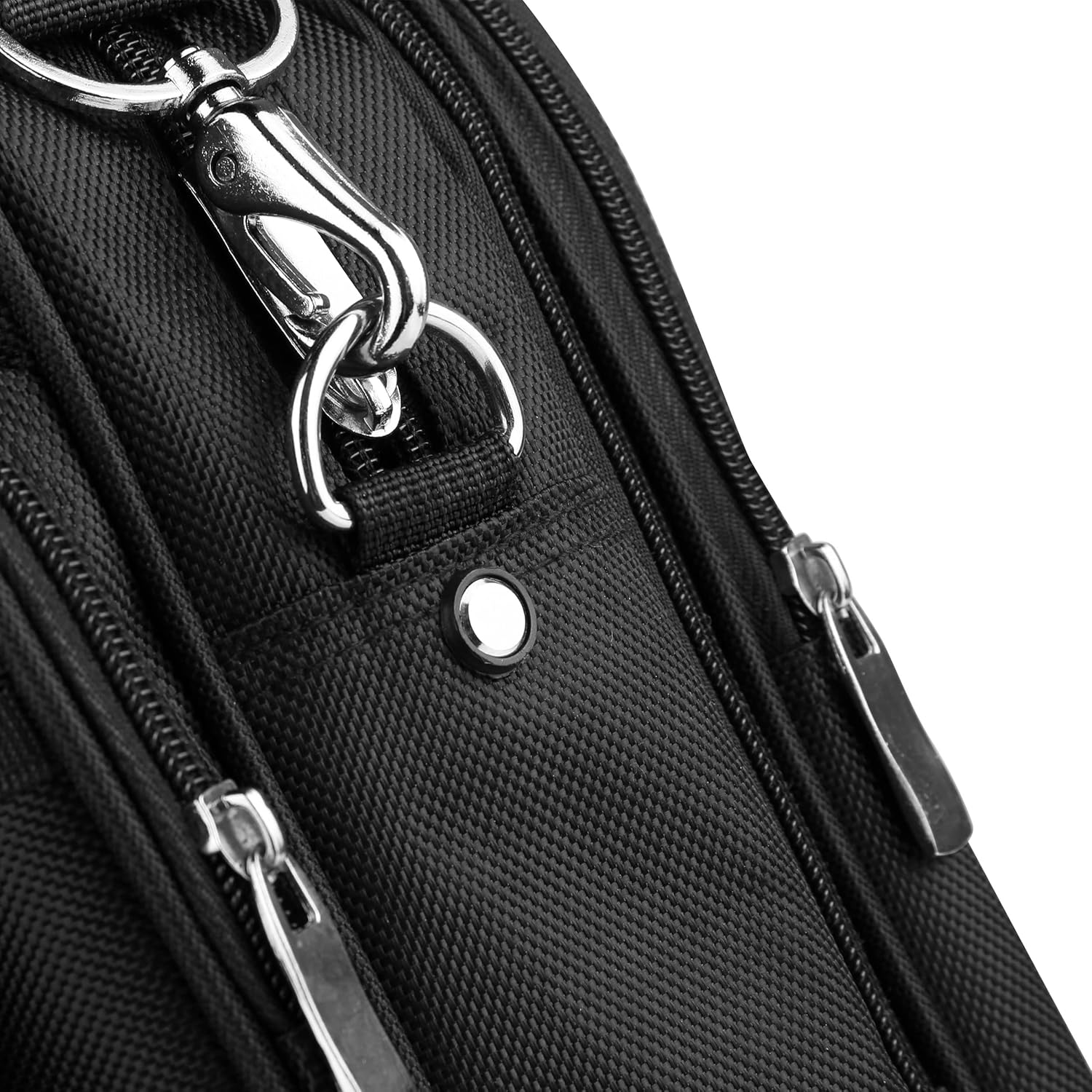 BPC Durable 14-15 Inch Laptop Messenger Shoulder Bag | Water-Resistant Heavy Duty Nylon Briefcase with Padded Compartment