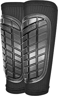BODYPROX Soccer Shin Guard Sleeves - Flexible Lightweight Protection with Anti-Slip Grip for Men, Women & Youth