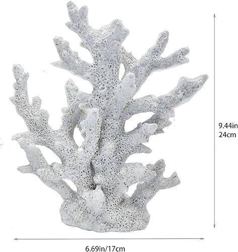 Miniatura 3 de Decoración costera de playa, decoración para el hogar, escultura de estatua de coral para el hogar, escritorio, baño, estatua de estante de