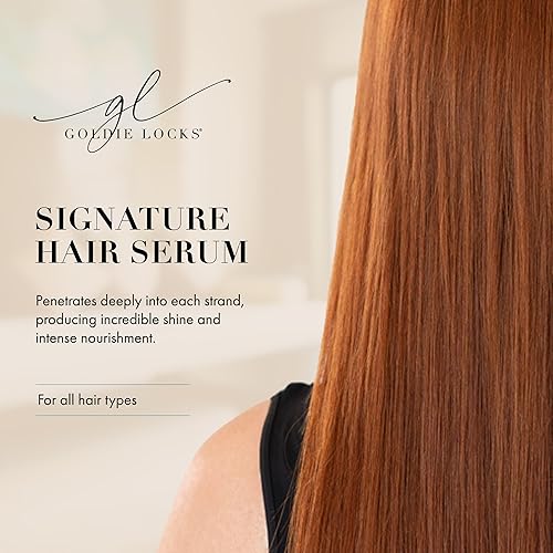 Miniatura 2 de Goldie Locks Signature - Suero para el cabello, antiencrespamiento y control de humedad, potenciador de brillo ligero, seguro para extensiones y