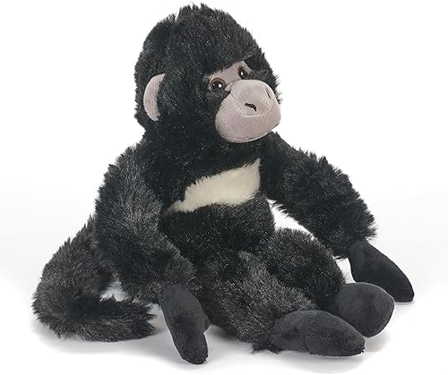 The Petting Zoo Peluche de mono araña, regalos para niños, animales salvajes de Onez, juguete de peluche de mono araña de 9 pulgadas