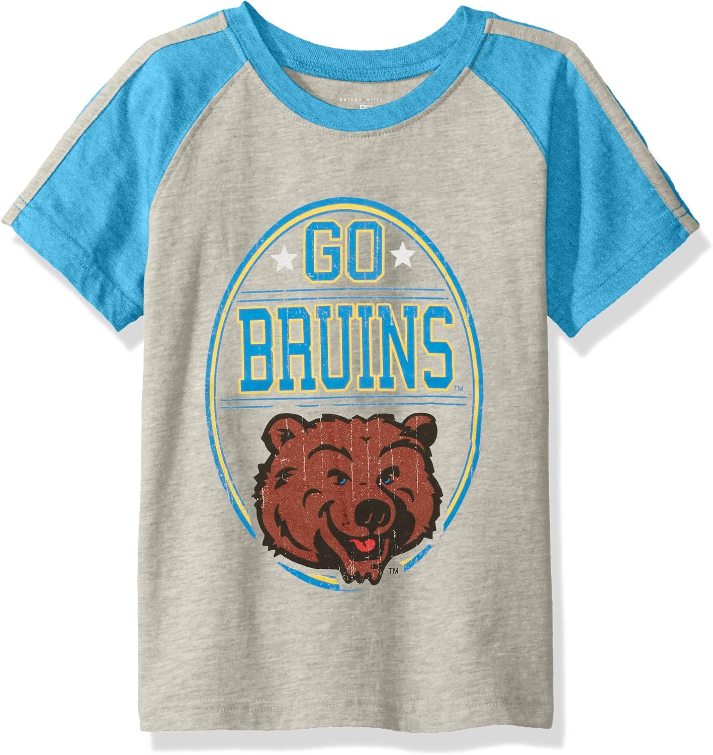 NCAA Boys Raglan Short Sleeve Stripe Tee