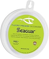 Vista 1 de Sedal líder de choque para pesca de agua salada Seaguar Fluoro Premier, 100% fluorocarbono, varios tamaños