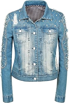 【CLANE】PEARL DOT JACKET パールジャケットとクラッシュデニム🚶‍♀️ クラッシュデニム