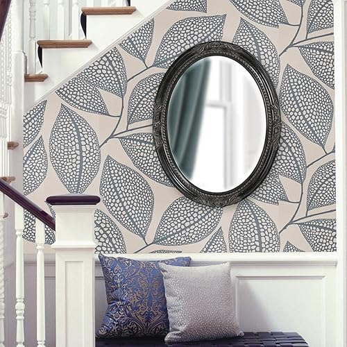 Miniatura 8 de Howard Elliott Queen Ann - Espejo de pared ovalado negro antiguo, espejos de tocador ovalados biselados colgantes con marco de madera para