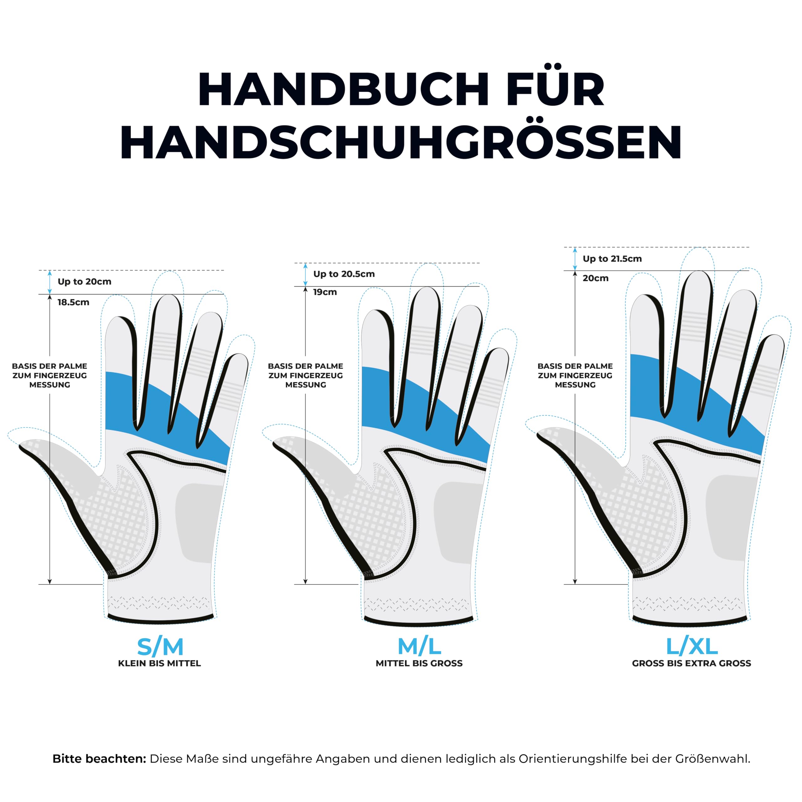ME and My Golf True Grip Trainingshandschuh — Perfekter Halt bei jedem Schlag, Beinhaltet Schulungsvideos, Fixieren Sie Ihren Schwung und Griff