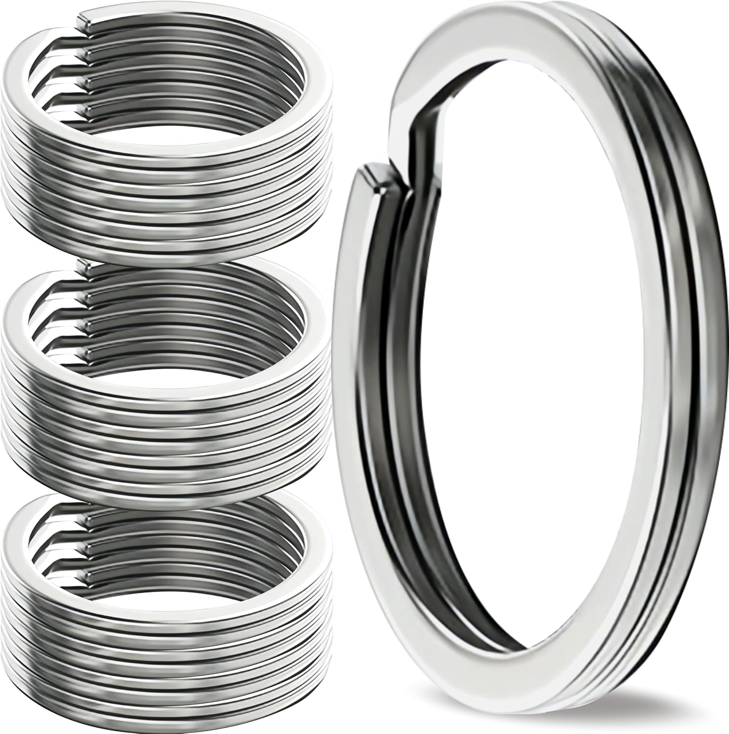 GABOX Medical-Grade 316L Stainless Steel Key Ring