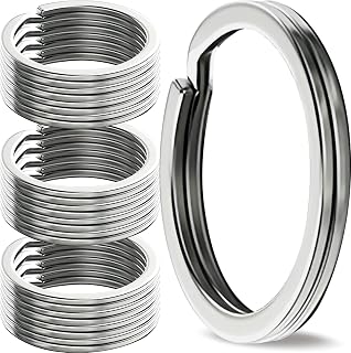 GABOX Medical-Grade 316L Stainless Steel Key Ring Ideal for Marine Enthusiast Pet Accessories Dog Tag Car DIY Handmade Craft
