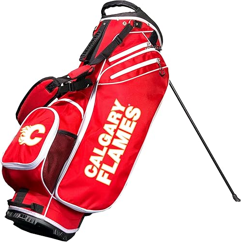 Miniatura 9 de Team Golf NHL Team Golf NHL Birdie Stand - Bolsa de golf, ligera, divisor de club de 14 vías, soporte de acción de resorte, bolsillo enfriador
