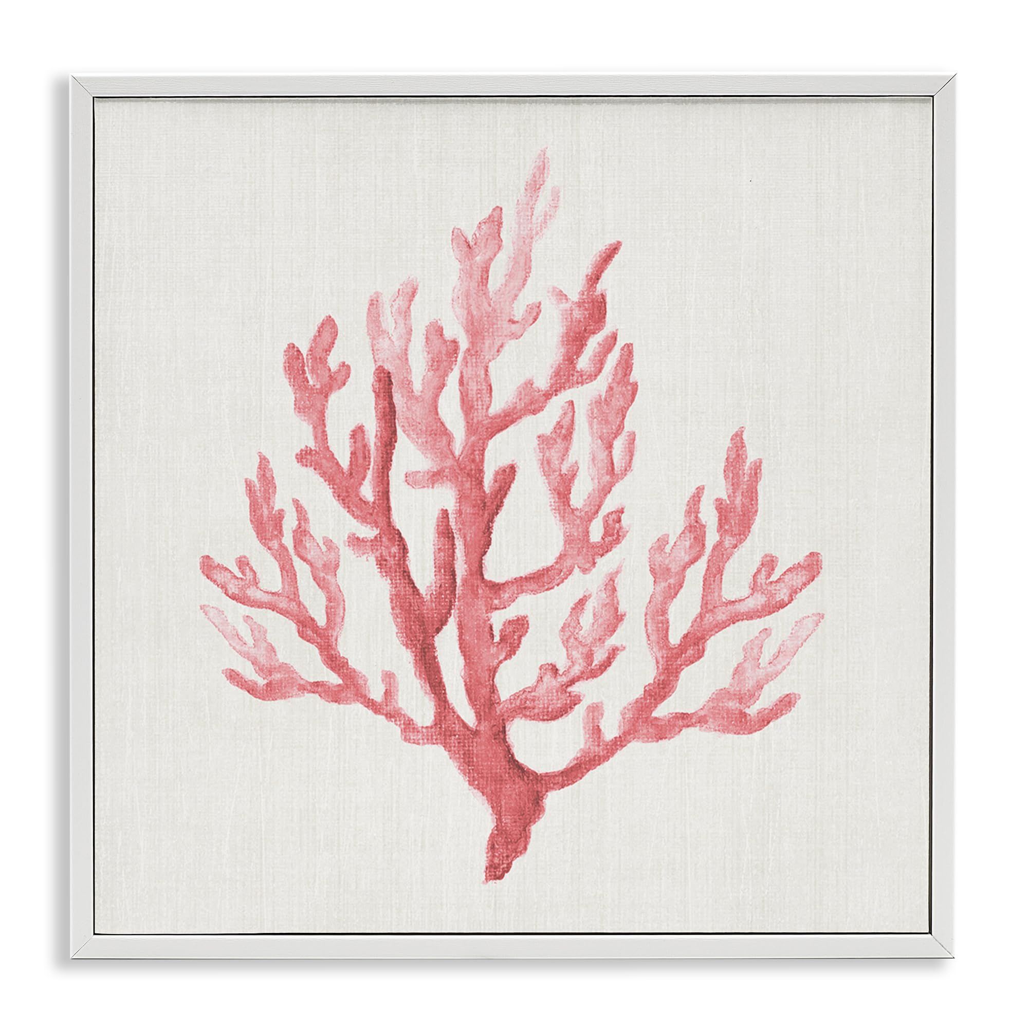 'Muted Pink Coral Branch'| Framed Giclee Art