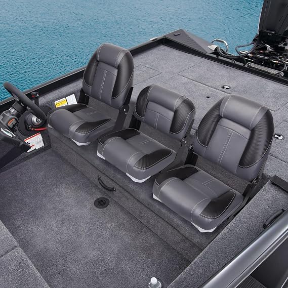 Leader Accessories 50 Bass Boat Seats Folding Fishing Boat Seat