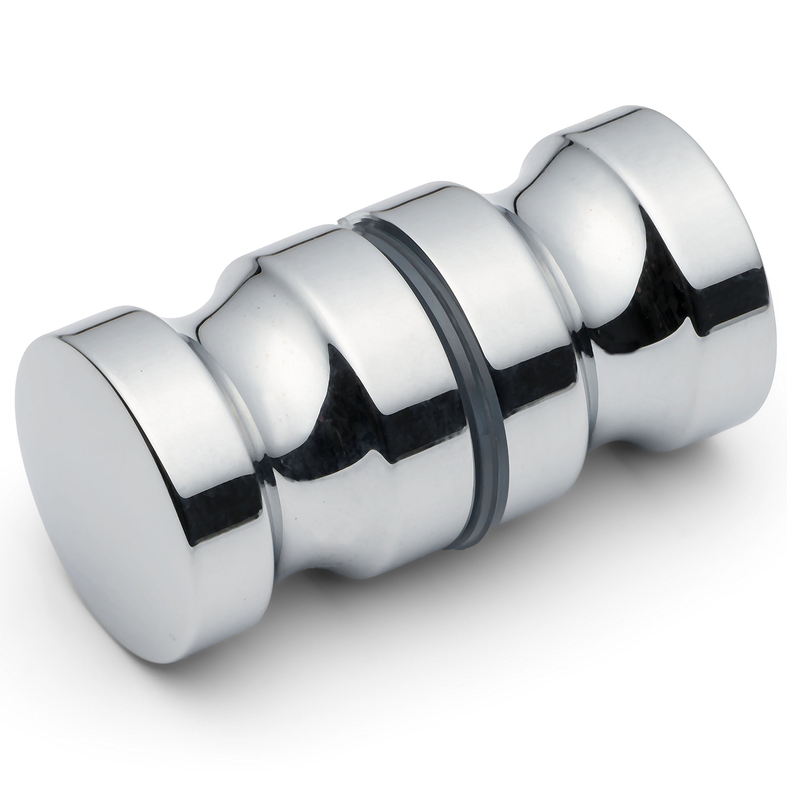 2 x Shower Door Handles/Knobs Chrome Zinc Alloy LW052