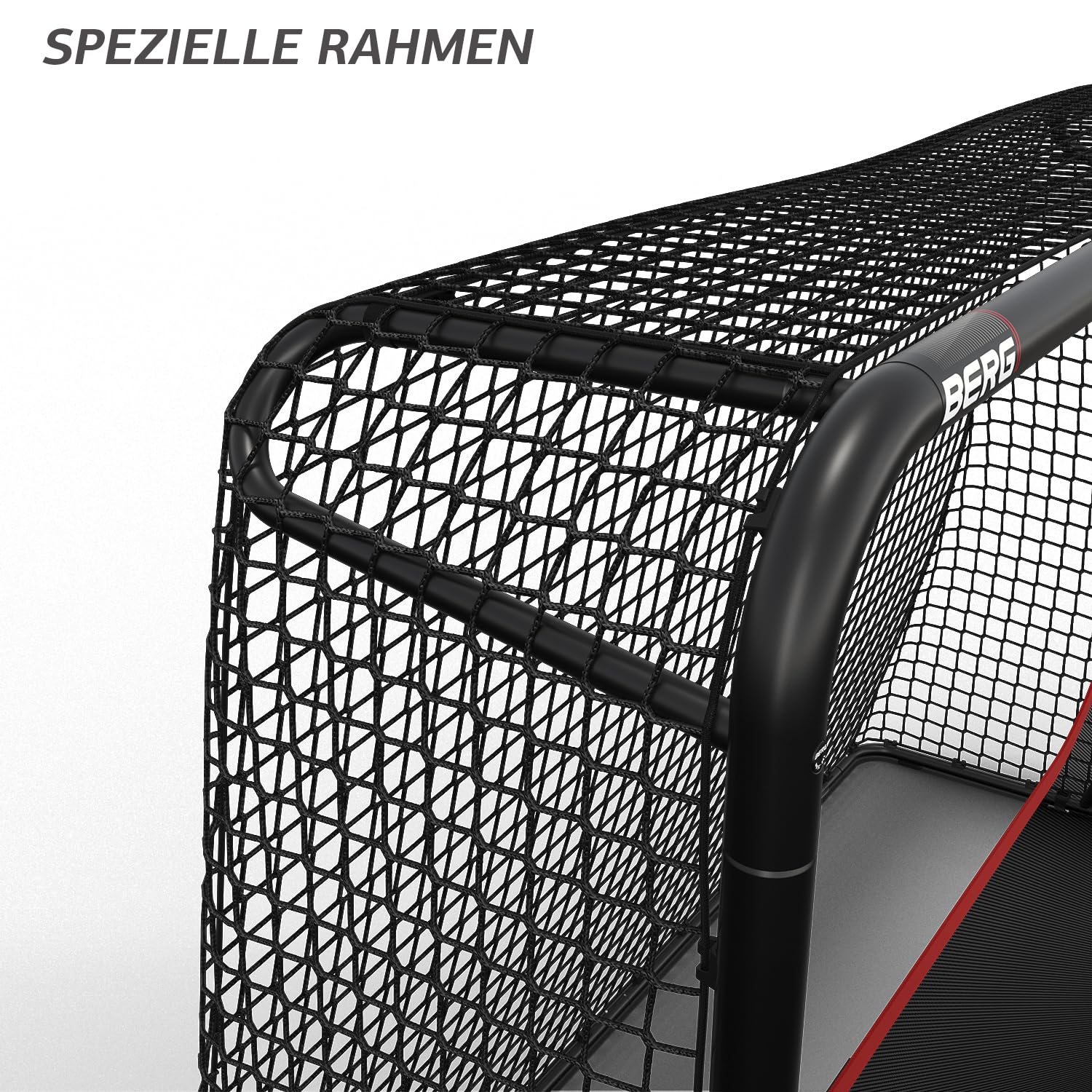 BERG SportsGoal Fußballtor für Garten & Training | stabiles Metalltor mit Präzisionsnetz | wetterfestes Fußballtor für Kinder & Erwachsene | einfacher Aufbau | ideal für Schusstraining