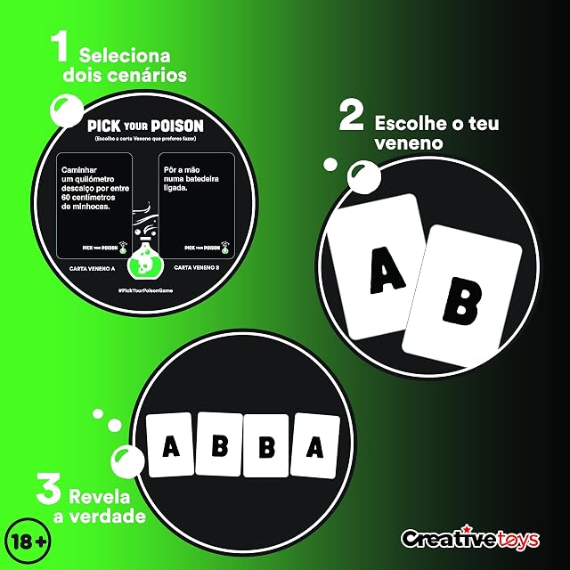 Foto 4 de 7 de Creative Toys Pick Your Poison Jogo Cartas