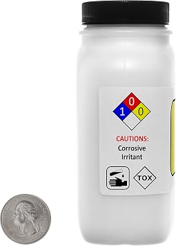 Sulfamic Acid [H3NSO3] 99% ACS Grade Powder 8 Oz in a Space-Saver Bottle