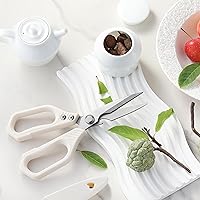 Vista 4 de Kitchen Scissors, OLULU All Purpose Kitchen Shears with Protective Sheath, Heavy Duty Stainless Steel Cooking Shears for