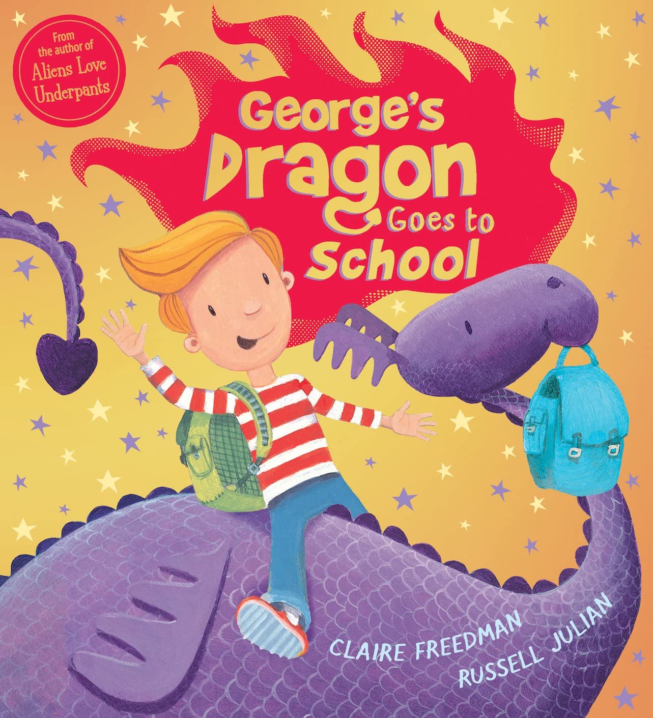 George's Dragon Goes to School by Claire Freedman (Paperback) New Book