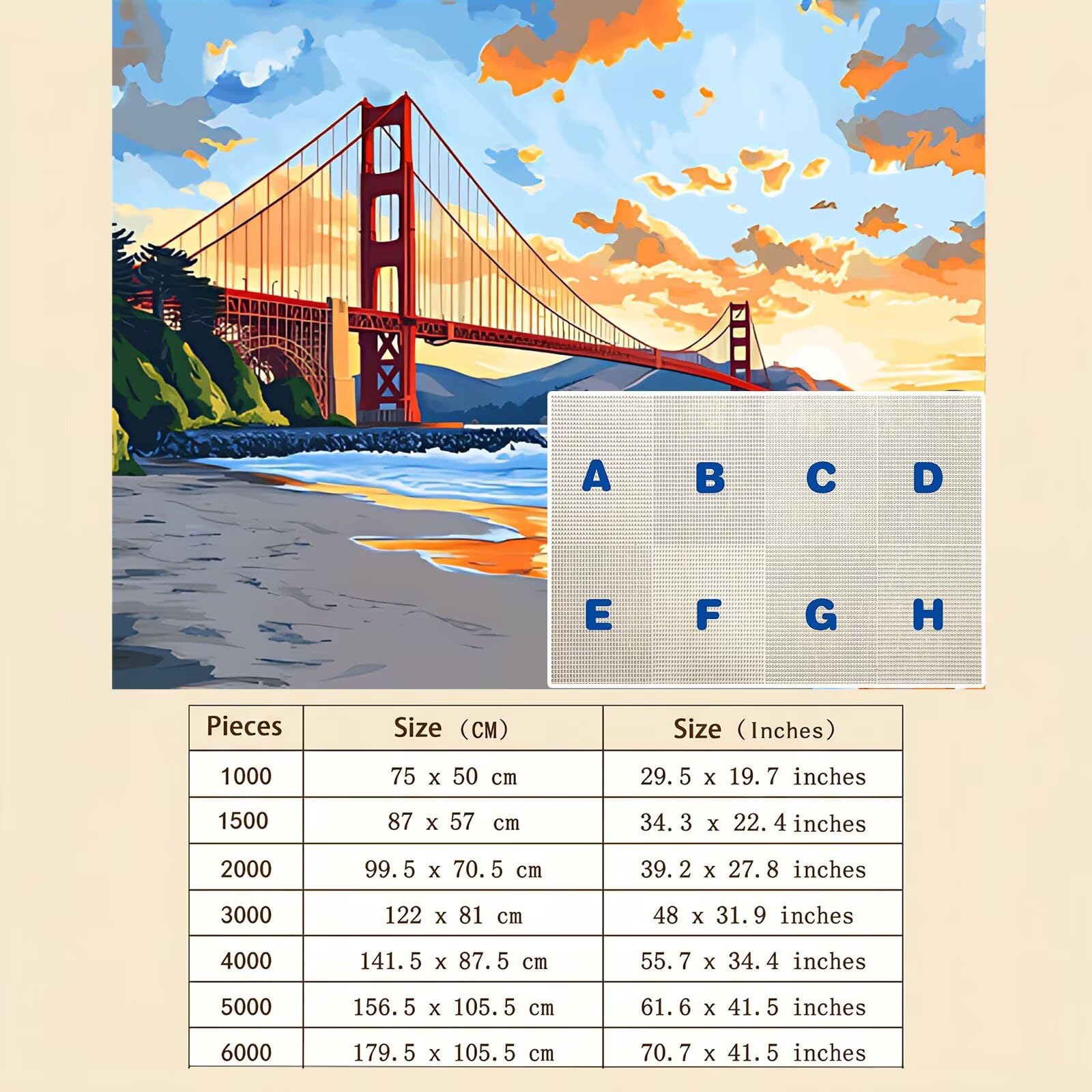 Puzzle 1000 Pezzi Classici, Puzzle ponte Cartone animato 75 x 50 cm, Gioco Educativo e Antistress in Legno con Poster Incluso, Ttività DIY per Famiglia, Regalo per Appassionati, Decor Parete, f0-832