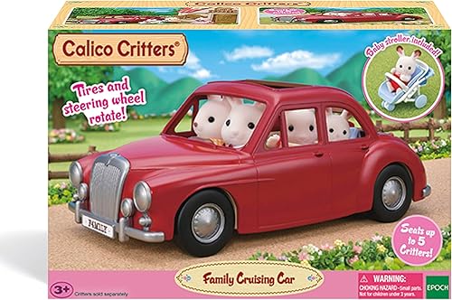 Miniatura 8 de Calico Critters - Auto de Crucero Familiar para Muñecas, Vehículo de Juguete con Asientos para hasta 5 Figuras Coleccionables