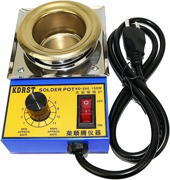TwinkleBay Solder Pot 50mm with 500g Capactity for Welding and Soldering Bath, 110V 150W