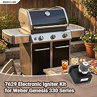 Vista 6 de Kit de encendido electrónico 1836-13 7629 para parrillas de gas Weber Genesis 300 E-310 E-320 E-330 S-310 S-330 (modelos 2011-2016 años), repuesto