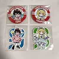 Amazon | CRストア 缶バッジ ティラミス とっぴー | バッジ